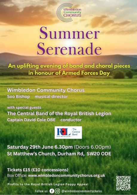Wimbledon Community Chorus Summer Serenade Concert