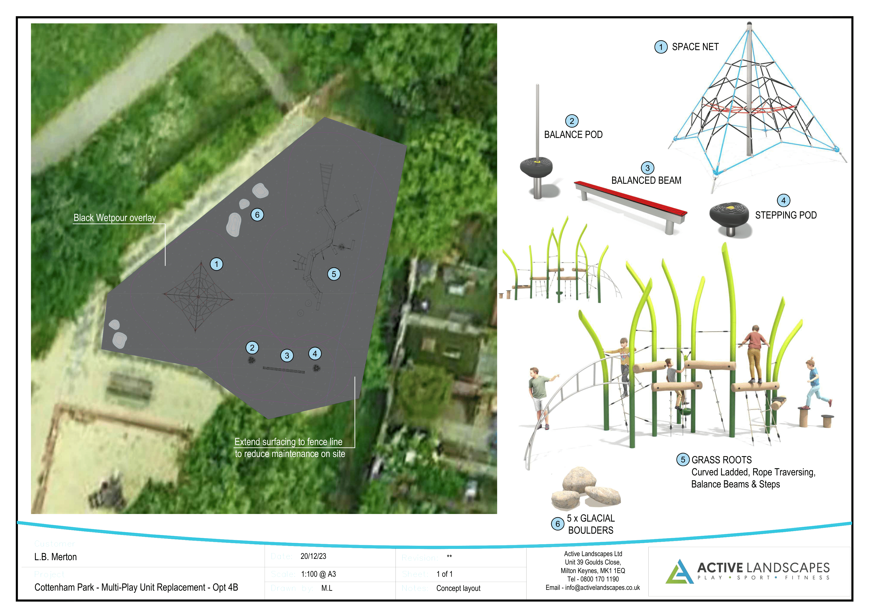 Cottenham Park Playground Plans