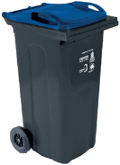 Wheelie bin for recycling