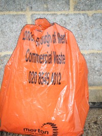 Recycling waste bag