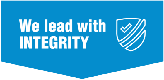 We lead with integrity