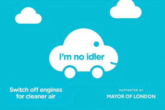 I'm no idler. Switch off engines for cleaner air.